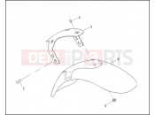 Harley-Davidson 2003 VRSC VRSCA V-ROD  - VRSCA FRONT FENDER