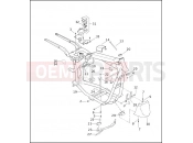 FRAME & JIFFY STAND - Harley-Davidson CVO DYNA WIDE GLIDE - FXDWG3 2002