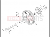 FRONT WHEEL - CAST - Harley-Davidson CVO DYNA WIDE GLIDE - FXDWG3 2002