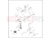 FUEL TANK - Harley-Davidson CVO DYNA WIDE GLIDE - FXDWG3 2002