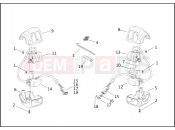 HANDLEBAR SWITCHES - Harley-Davidson CVO DYNA WIDE GLIDE - FXDWG3 2002