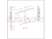 Harley-Davidson 2002 DYNA DYNA SUPER GLIDE  - FXD SHOCK ABSORBERS - HYDRAULIC