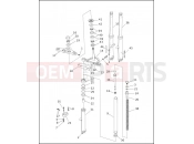 FRONT FORK - FXDWG - Harley-Davidson DYNA SUPER GLIDE SPORT - FXDX 2002