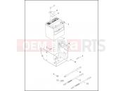 BATTERY, TRAY & CABLES - Harley-Davidson ROAD KING - FLHRI 2002
