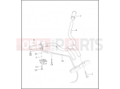 Harley-Davidson 2002 VRSC VRSCA V-ROD 98  - VRSCA 98 HANDLEBAR & THROTTLE CONTROL