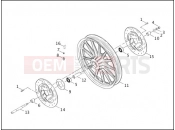 Harley-Davidson 2001 DYNA DYNA SUPER GLIDE  - FXD FRONT WHEEL - CAST