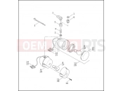 FRONT TURN SIGNALS - Harley-Davidson DYNA SUPER GLIDE T-SPORT - FXDXT 2001