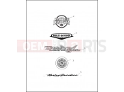 Harley-Davidson 2001 TOURING ULTRA CLASSIC  - FLHTCUI FUEL TANK TRIM