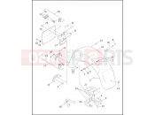 Harley-Davidson 2000 SIDECAR FLHTC/I SIDECAR  - SIDECAR FOR FLHTC/I REAR FENDER
