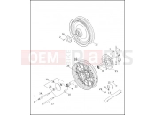 Harley-Davidson 2000 SOFTAIL FAT BOY  - FLSTF FRONT WHEEL (1 OF 2)