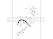 Harley-Davidson 2000 SOFTAIL NIGHT TRAIN  - FXSTB FRONT FENDER - FLSTS