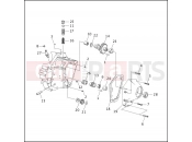 CRANKCASE - GEAR SIDE - Harley-Davidson CVO DYNA SUPER GLIDE - FXR2 1999