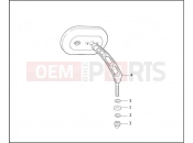 MIRRORS - Harley-Davidson CVO DYNA SUPER GLIDE - FXR2 1999