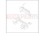 REAR BELT GUARD - Harley-Davidson CVO DYNA SUPER GLIDE - FXR2 1999