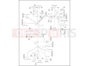 Harley-Davidson 1999 SIDECAR FLHT SIDECAR  - SIDECAR FOR FLHT WIRING HARNESS, INTERCONNECT - FLHT & FLTR