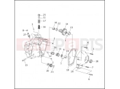 HARLEY-DAVIDSON SOFTAIL CUSTOM  - FXSTC CRANKCASE - GEAR SIDE