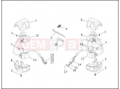 HARLEY-DAVIDSON SOFTAIL CUSTOM  - FXSTC HANDLEBAR SWITCHES