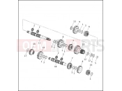 HARLEY-DAVIDSON SOFTAIL CUSTOM  - FXSTC TRANSMISSION GEARS