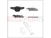 HARLEY-DAVIDSON DYNA SUPER GLIDE CONVERTIBLE  - FXDS CONV FUEL TANK TRIM