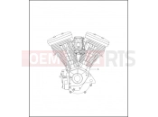 Harley-Davidson 1998 SOFTAIL SPRINGER SOFTAIL  - FXSTS ENGINE ASSEMBLY - COMPLETE