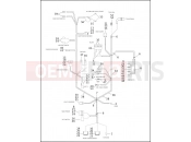 Harley-Davidson 1998 TOURING ELECTRA GLIDE STANDARD  - FLHT WIRING HARNESS, MAIN (2 OF 2)