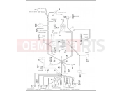 Harley-Davidson 1998 TOURING ELECTRA GLIDE STANDARD  - FLHT WIRING HARNESS, MAIN - FLHR & FLHRCI (1 OF 2)