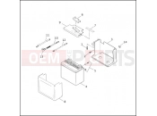BATTERY TRAY & BATTERY - Harley-Davidson DYNA WIDE GLIDE - FXDWG 1997