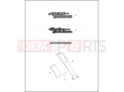 Harley-Davidson 1995 DYNA DYNA SUPER GLIDE  - FXD FUEL TANK TRIM - 1996