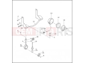 Harley-Davidson 1995 TOURING ELECTRA GLIDE STANDARD  - FLHT AUXILIARY/FOG LAMPS & FRONT TURN SIGNALS - FLHT/C, FLHR (2 OF 2)