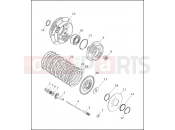 Harley-Davidson 1995 TOURING ELECTRA GLIDE STANDARD  - FLHT CLUTCH (2 OF 2)