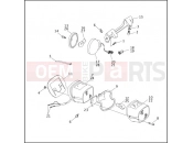 Harley-Davidson 1995 TOURING ELECTRA GLIDE STANDARD  - FLHT TAIL LAMP & REAR TURN SIGNALS (1 OF 2)