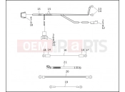 Harley-Davidson 1994 SIDECAR FLHTC/I SIDECAR  - SIDECAR FOR FLHTC/I WIRING HARNESS, MISCELLANEOUS - 1994