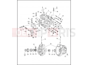 CRANKCASE (2 OF 3) - Harley-Davidson SUPER GLIDE LOW RIDER - FXLR 1993