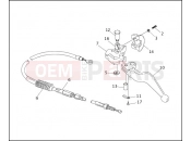 CLUTCH CONTROL - Harley-Davidson FXRP SIDECAR - SIDECAR FOR FXRP 1993