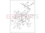 FRAME, REAR FORK & JIFFY STAND - FXRP - Harley-Davidson FXRP SIDECAR - SIDECAR FOR FXRP 1993