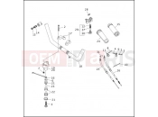 HANDLEBAR & THROTTLE CONTROL - FLHTP - Harley-Davidson FXRP SIDECAR - SIDECAR FOR FXRP 1993
