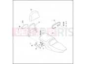 HARLEY-DAVIDSON SUPER GLIDE CUSTOM  - FXDC SEATS & SISSY BAR