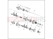 HARLEY-DAVIDSON SUPER GLIDE CUSTOM  - FXDC TRANSMISSION GEARS