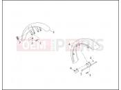 Harley-Davidson 1992 FXR SUPER GLIDE  - FXR FRONT FENDERS