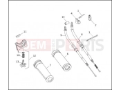 THROTTLE CONTROL - Harley-Davidson FLHTC SIDECAR - SIDECAR FOR FLHTC 1992