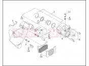 REAR BRAKE CALIPER - Harley-Davidson FLHTC SIDECAR - SIDECAR FOR FLHTC 1992
