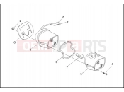 SIDECAR TAIL LAMP - TLE & RLE - Harley-Davidson FLHTC SIDECAR - SIDECAR FOR FLHTC 1992