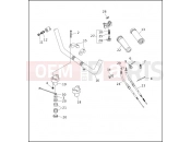 HANDLEBAR & THROTTLE CONTROL - FLHTP - Harley-Davidson FLTC/FLHTC SIDECAR - SIDECAR FOR FLTC/FLHTC 1992