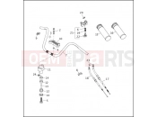 HANDLEBAR & THROTTLE CONTROL - FXRP - Harley-Davidson FLTC/FLHTC SIDECAR - SIDECAR FOR FLTC/FLHTC 1992