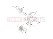 REAR WHEEL - FLHTP - Harley-Davidson FLTC/FLHTC SIDECAR - SIDECAR FOR FLTC/FLHTC 1992