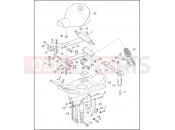SEAT - Harley-Davidson FLTC/FLHTC SIDECAR - SIDECAR FOR FLTC/FLHTC 1992