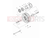 Rear wheel - Triumph Tiger 1200 GT Pro 2023
