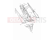 Rear mudguard - Triumph Tiger 1200 GT Pro 2023