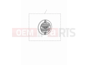 TRIUMPH Speed Twin 900 ACG badge, ribbed