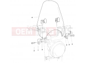 DUCATI 1999 Monster 600 City WINDSHIELD » PLASTICS